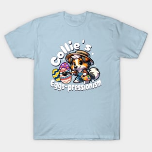 Collie Cute Dog Easter T-Shirt